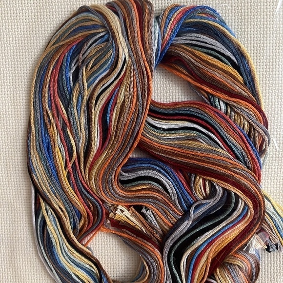 Sunset Cross Stitch Feeding Frenzy Marilee Carroll Many Birds - Picture 7 of 9